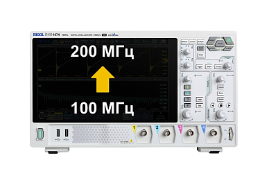 Опция расширения полосы пропускания до 200 МГц DHO1000-BWU10T20