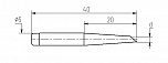 Паяльные насадки для ПРЦ-90 MN20-DB, односторонний срез