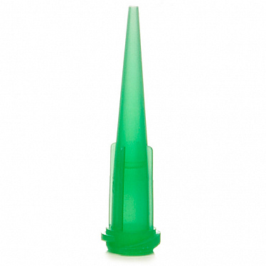Иглы пластиковые конические жесткие Green 18 (50 шт)