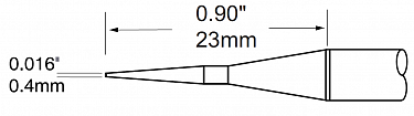 Картриджи-наконечники для MX-PTZ, конус, 0.4х19мм (комплект)
